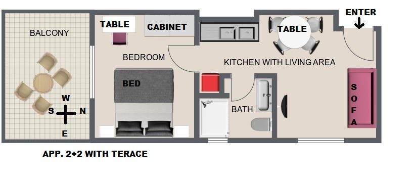 Apartments Ursic Mb Brela Rom bilde
